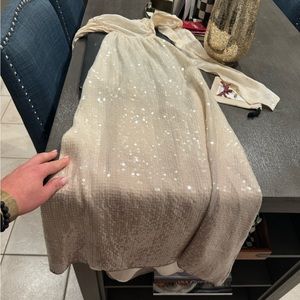 Alice and Olivia sequin dress halter used